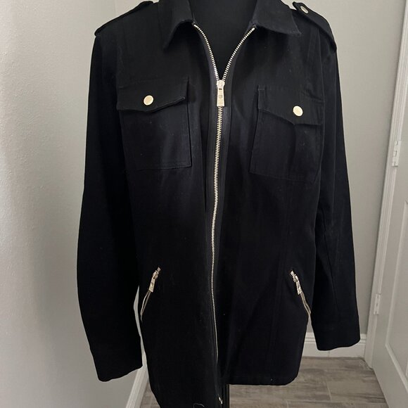 London Fog - TOWER  -Black Womens Coat -XL - Picture 1 of 2
